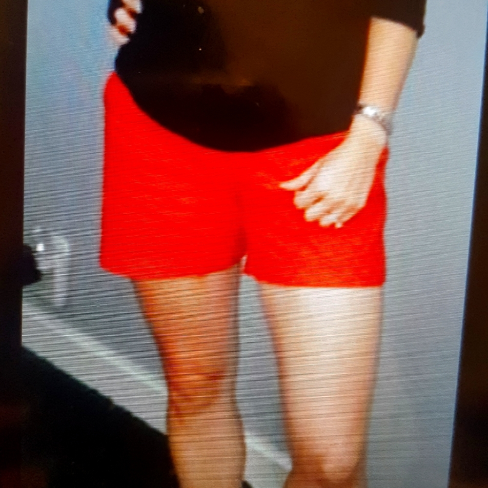 Merona Red Eyelet Shorts